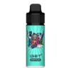 A vape bottle with a black cap.