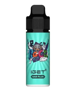 A vape bottle with a black cap.