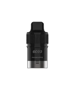 A black and white e-cigarette, known as iget vape, on a white background.