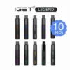 IGET Legend Bundles 10 PCS – the ultimate choice for iget vapes Australia. Elevate your vaping experience with the stylish and convenient IGET Legend Bundles 10 PCS, now available in