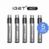 Bulk cheap IGET Hot Bundles 5 Pcs vape pen.