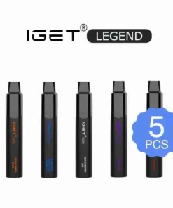 Get the IGET Legend Bundles 5 PCS vape pen at a bulk discount of 5pcs.