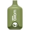 Green bottle with "Waka Smash Cherry Lime Disposable Vape (6000 Puffs)" label.