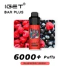 Try the IGET Bar Plus 6000 Puffs in Raspberry Berry, a perfect blend of juicy raspberries and blueberries for an enjoyable vaping experience.