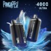 Two sleek black Punkapes Ultra 4000 vape devices showcase "Passionfruit Kiwi Guava" and "Blueberry Raspberry Ice" flavors against a cosmic backdrop, highlighting "4000 Puffs ULTRA." Product: Bundle 5 pcs - Exclusive Long-Lasting Premium Vapes.