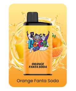 The Iget Bar Pro 10000 puffs vape, a "1 pcs - Iget Bar Pro," is named "Orange Fanta Soda" and displays vivid splashes and juicy oranges in the background.